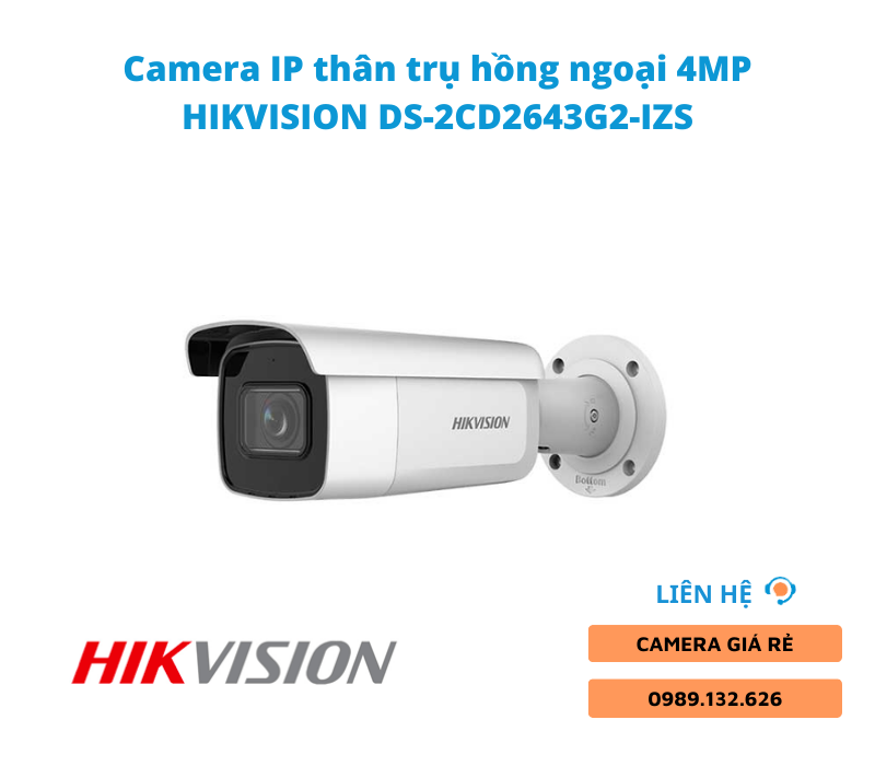 camera ngoài trời hikvision