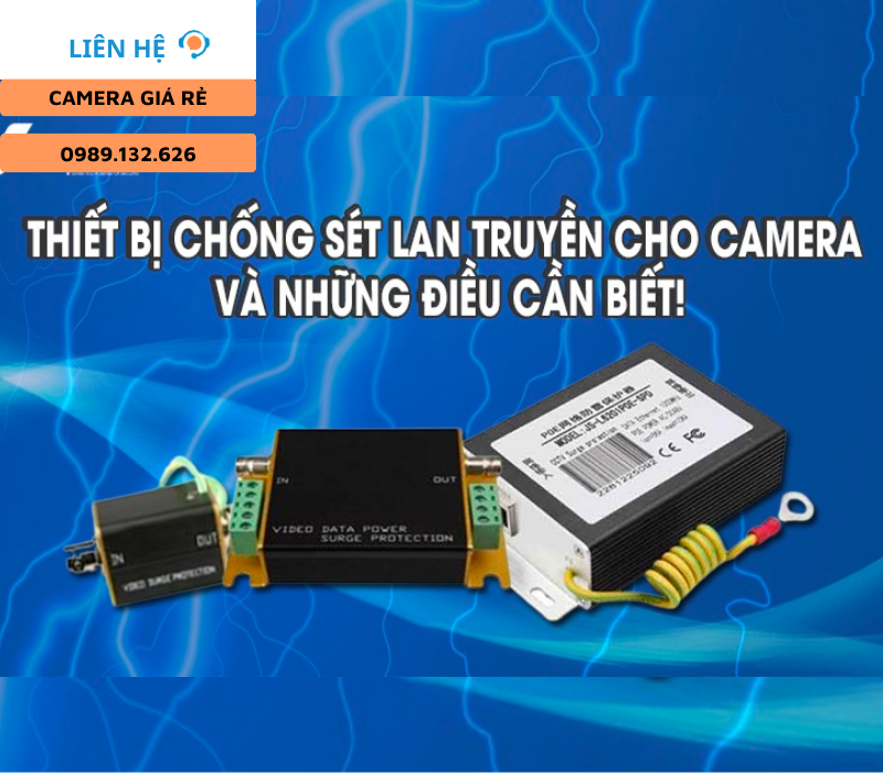 thiết bị chống sét cho camera